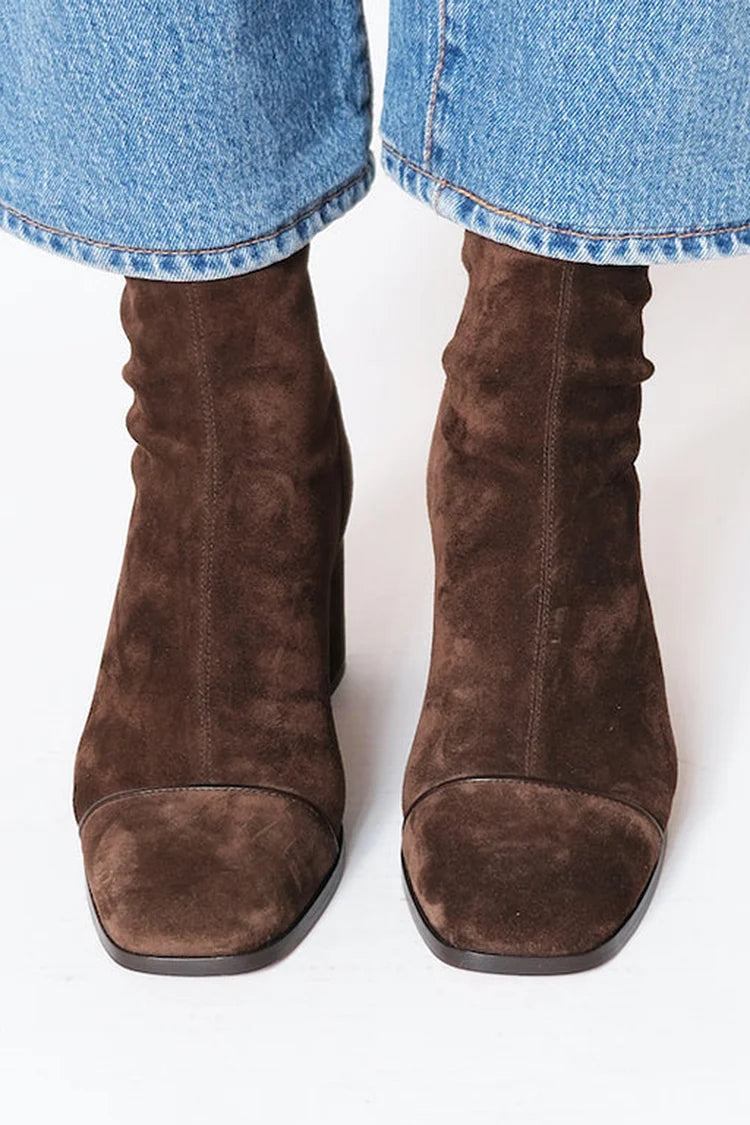 Women’s Boots | Square-Toe Heeled Design with Everyday Elegance