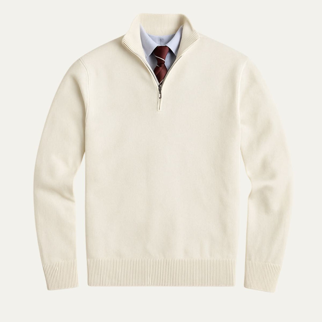 Men’s Quarter Zip Sweater – Modern Knit with Effortless Style