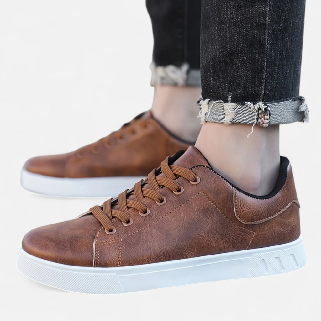 Men’s Business Casual Lace-Up Sneakers | Refined Everyday Style