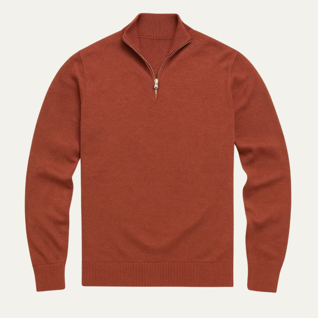 Men’s Quarter Zip Sweater – Modern Knit with Effortless Style