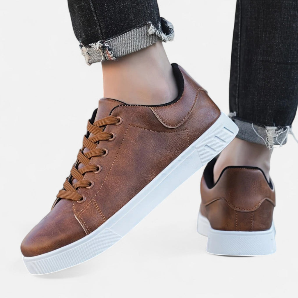 Men’s Business Casual Lace-Up Sneakers | Refined Everyday Style