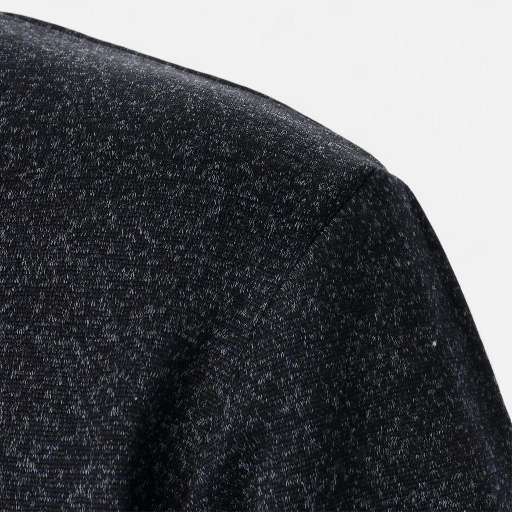Men’s Stand Collar Knitted Sweater | Refined Warmth for Cooler Seasons