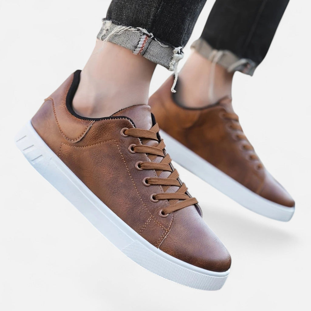 Men’s Business Casual Lace-Up Sneakers | Refined Everyday Style