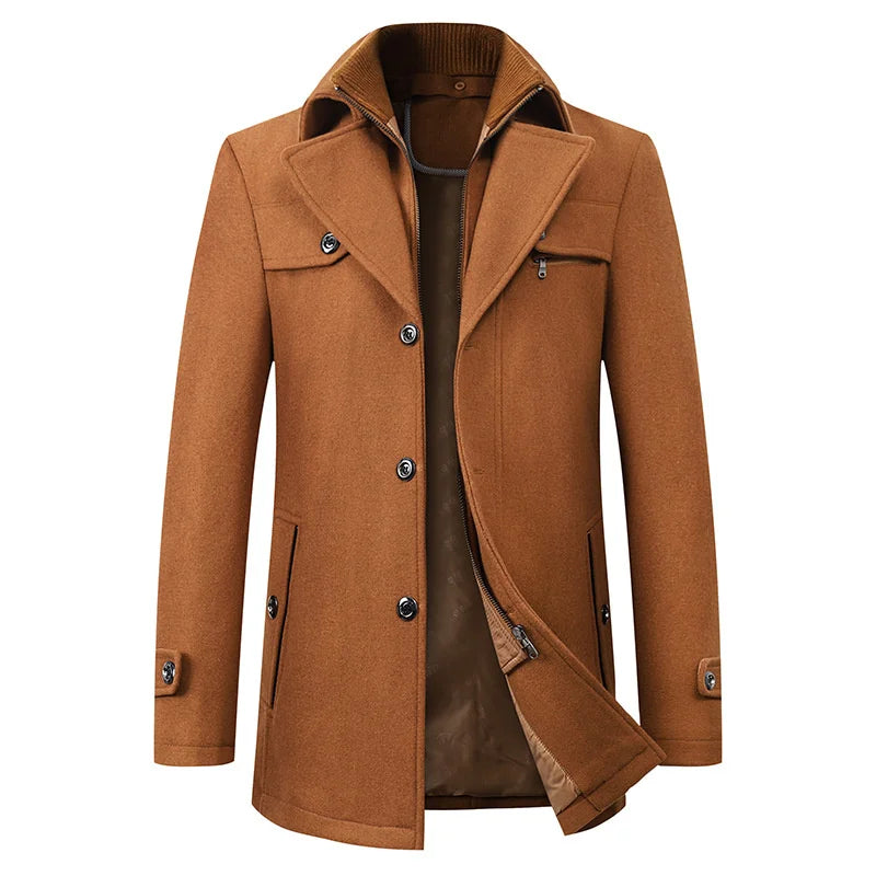 Men’s Hooded Jacket | Water-Resistant Design with Clean Everyday Style
