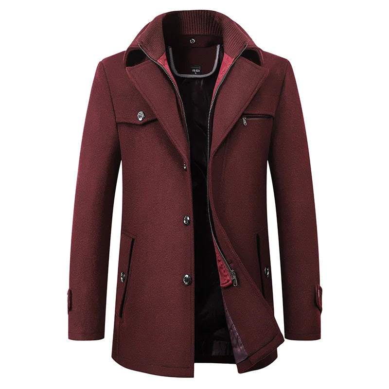 Men’s Hooded Jacket | Water-Resistant Design with Clean Everyday Style