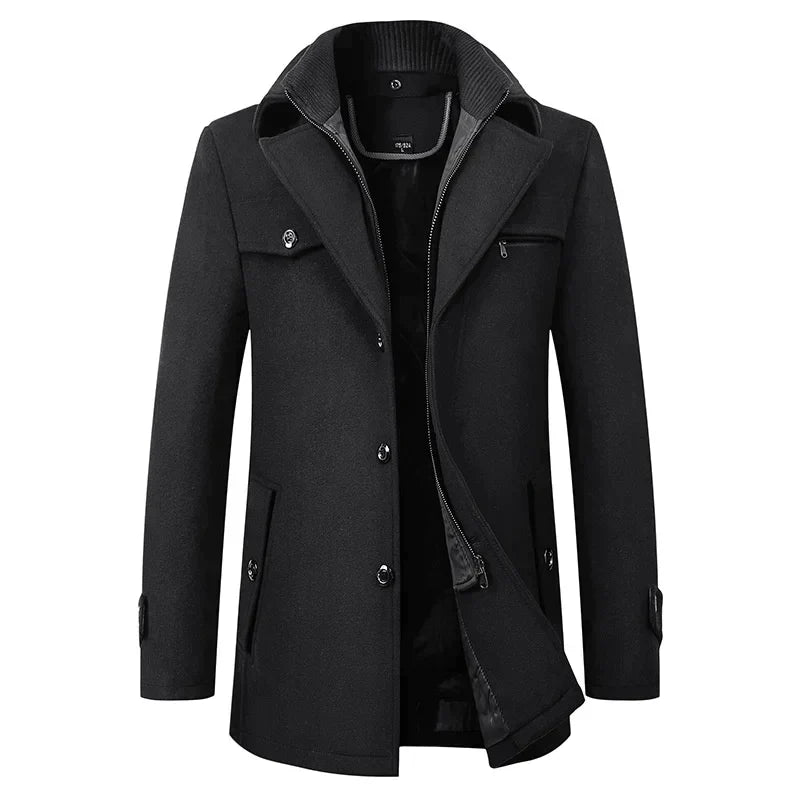 Men’s Hooded Jacket | Water-Resistant Design with Clean Everyday Style