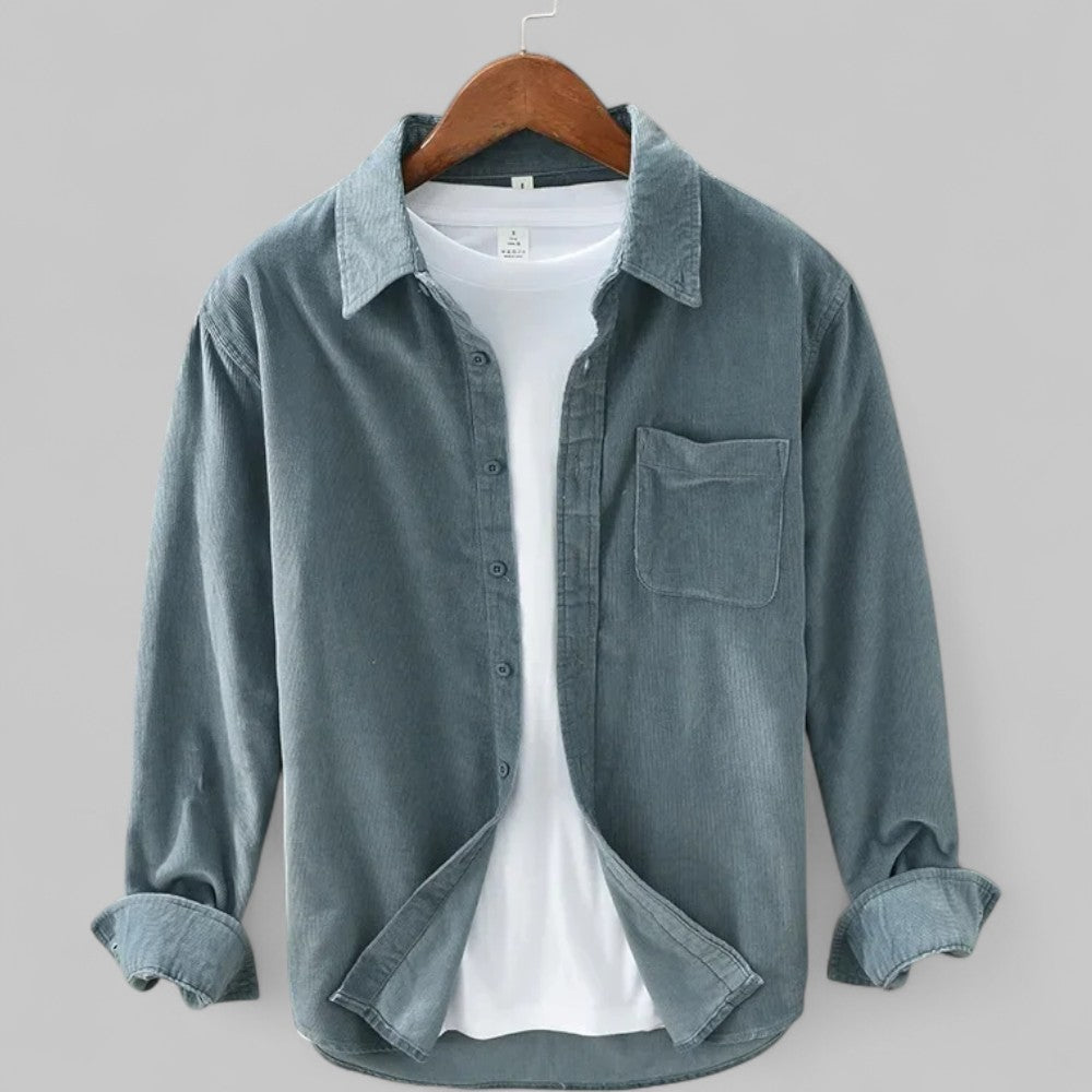 Men’s Casual Shirt | Relaxed Fit with Retro-Inspired Design