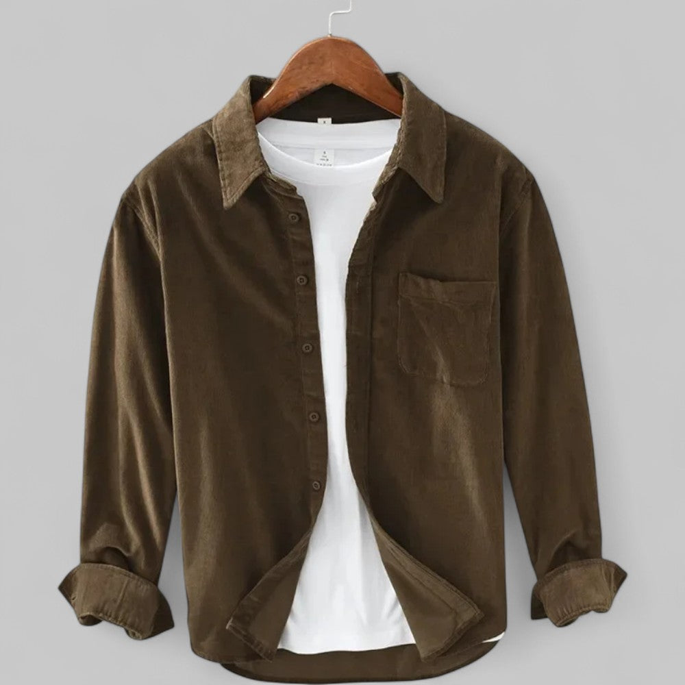 Men’s Casual Shirt | Relaxed Fit with Retro-Inspired Design
