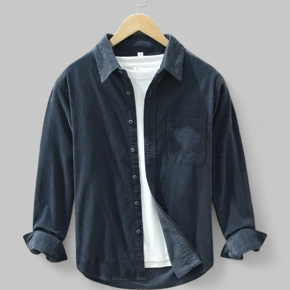 Men’s Casual Shirt | Relaxed Fit with Retro-Inspired Design