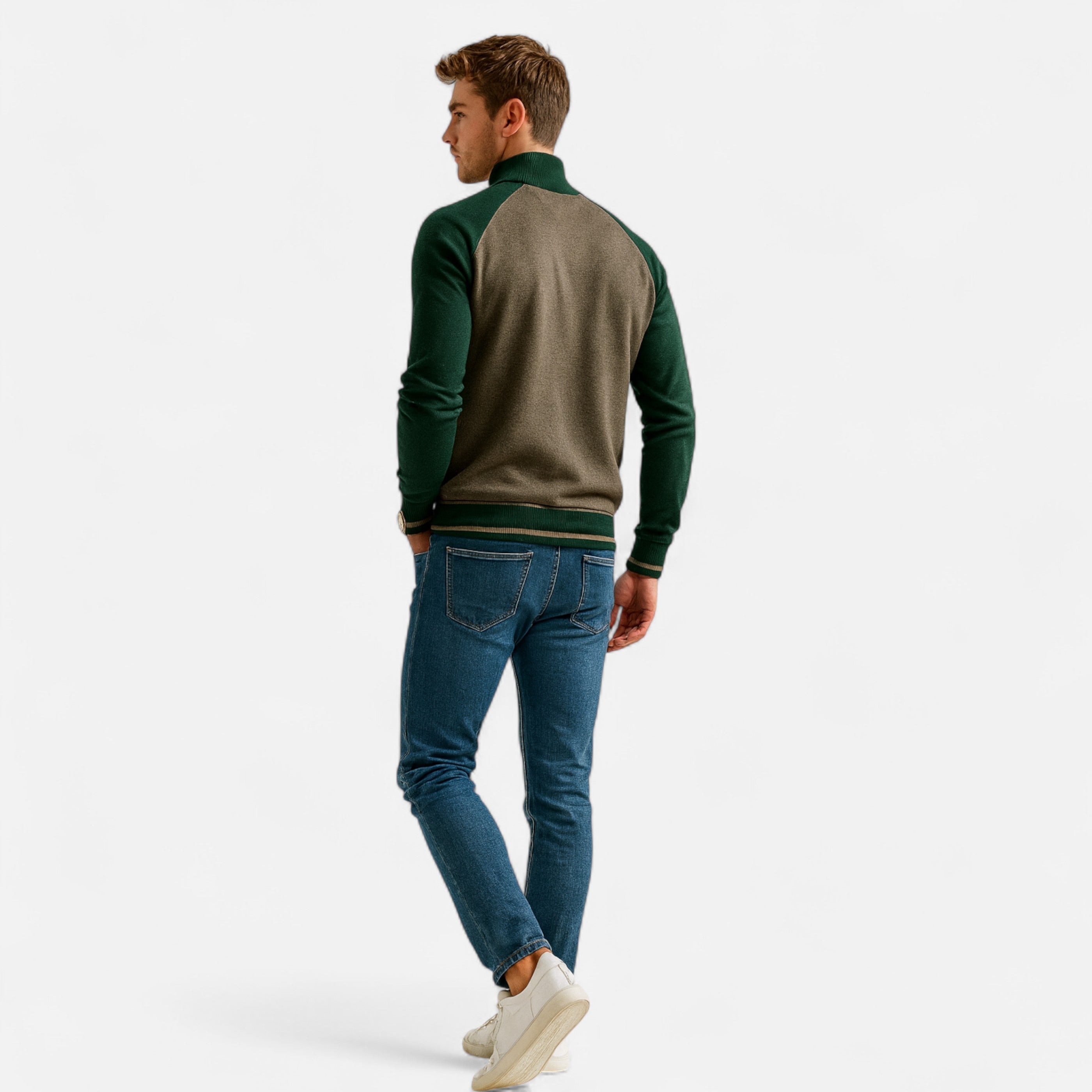 Men’s Zip Sweater | Refined Design with Clean Silhouette