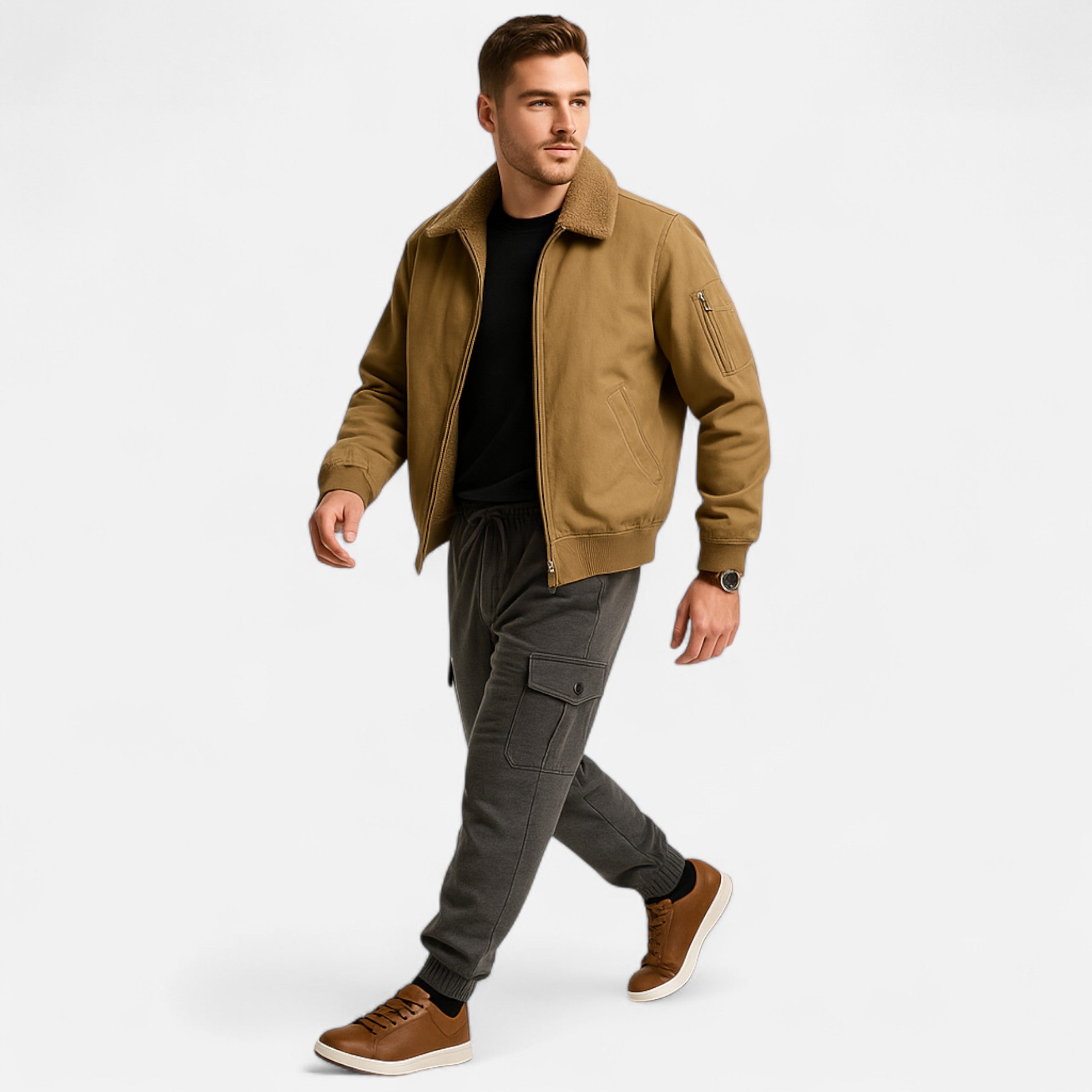 Men’s Business Casual Lace-Up Sneakers | Refined Everyday Style