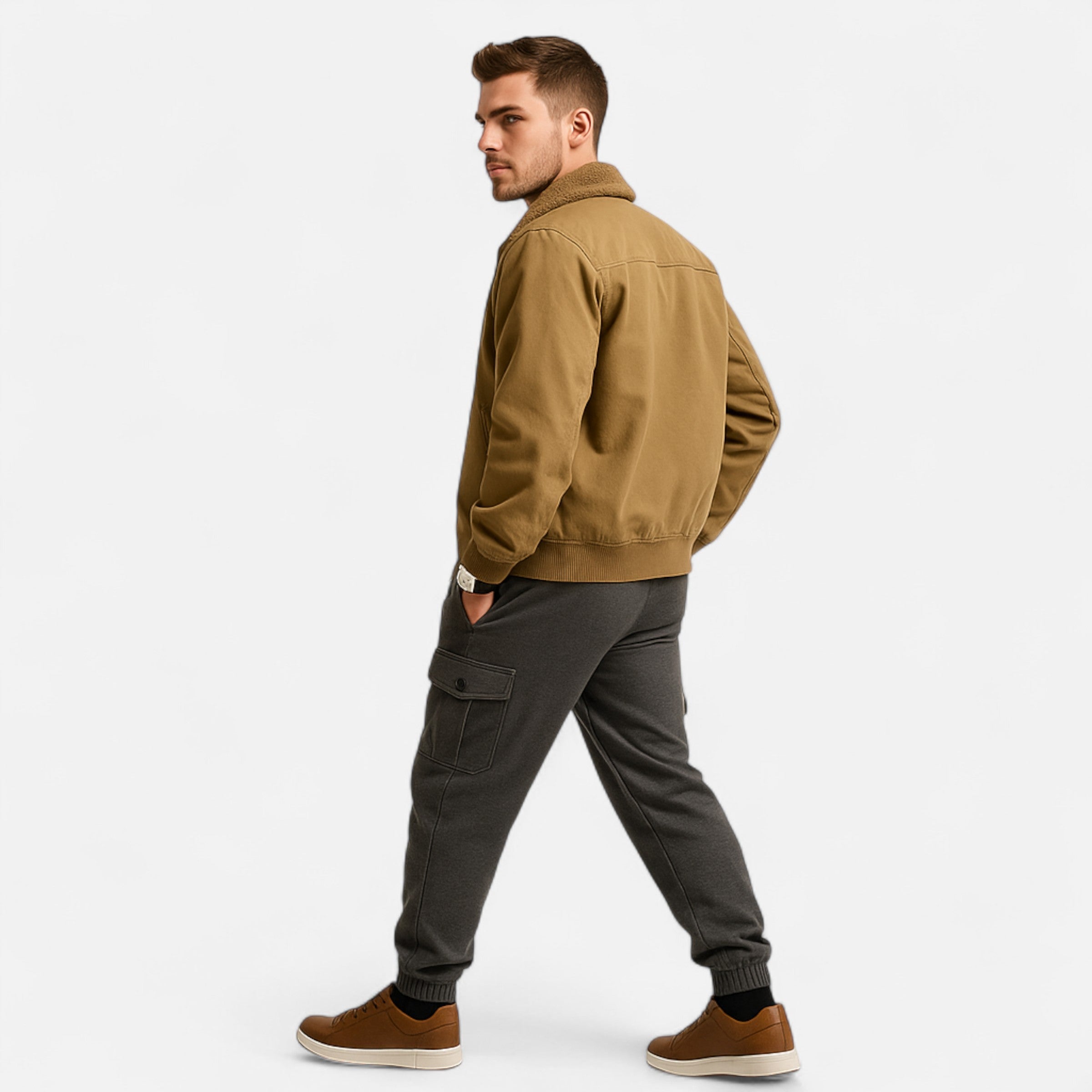 Men’s Business Casual Lace-Up Sneakers | Refined Everyday Style