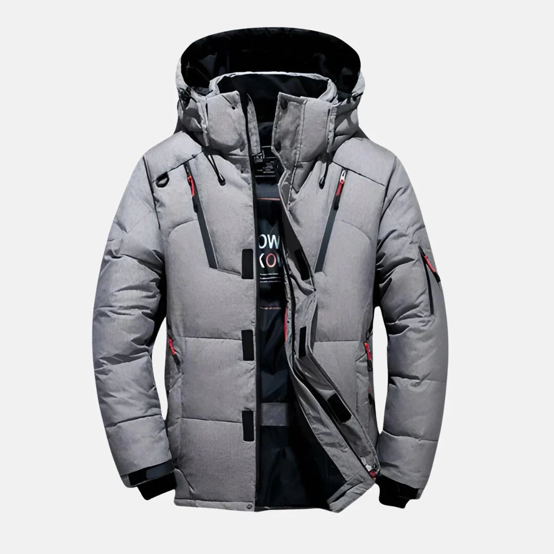 Men’s Long Coat | Water-Resistant and Wind-Resistant Design