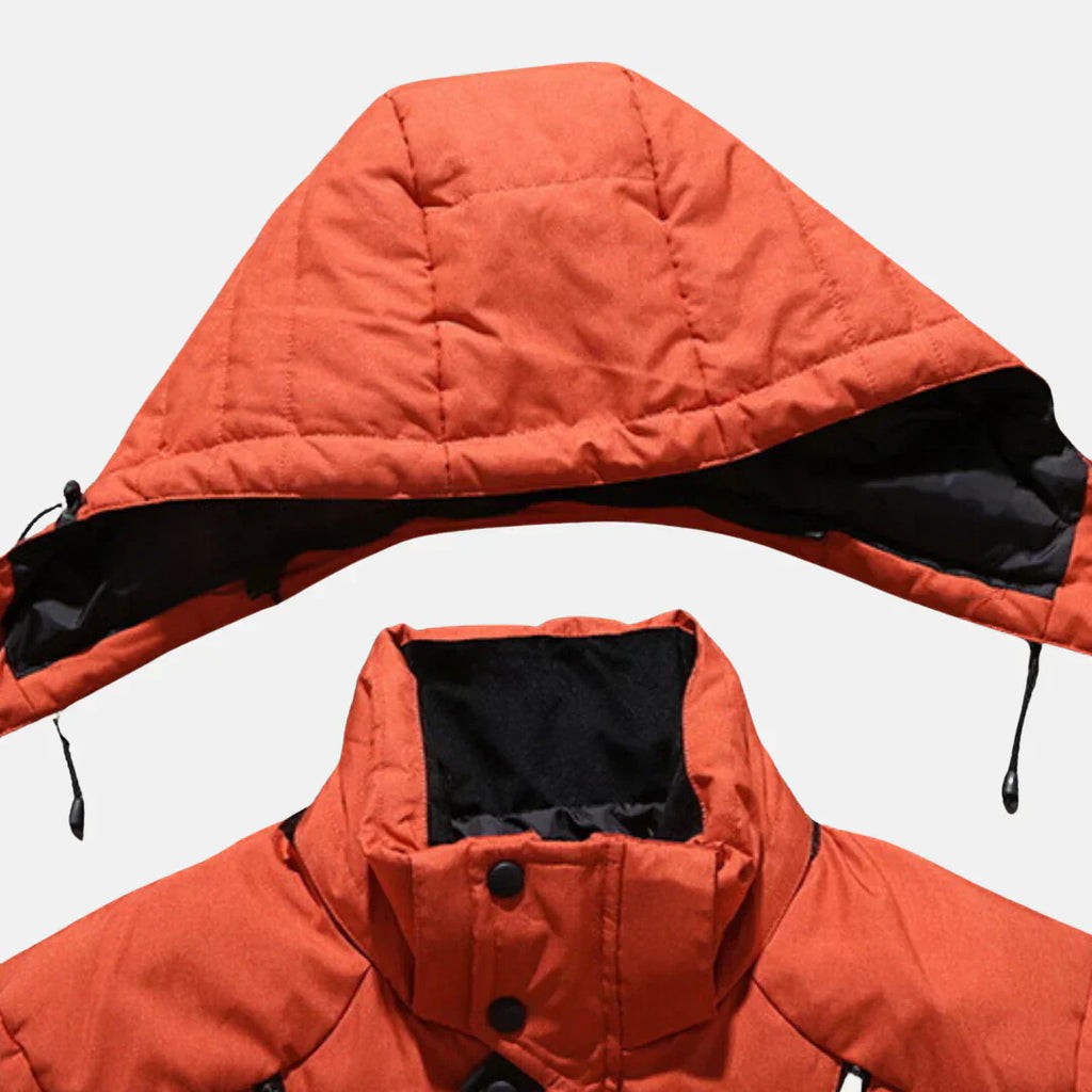 Men’s Long Coat | Water-Resistant and Wind-Resistant Design