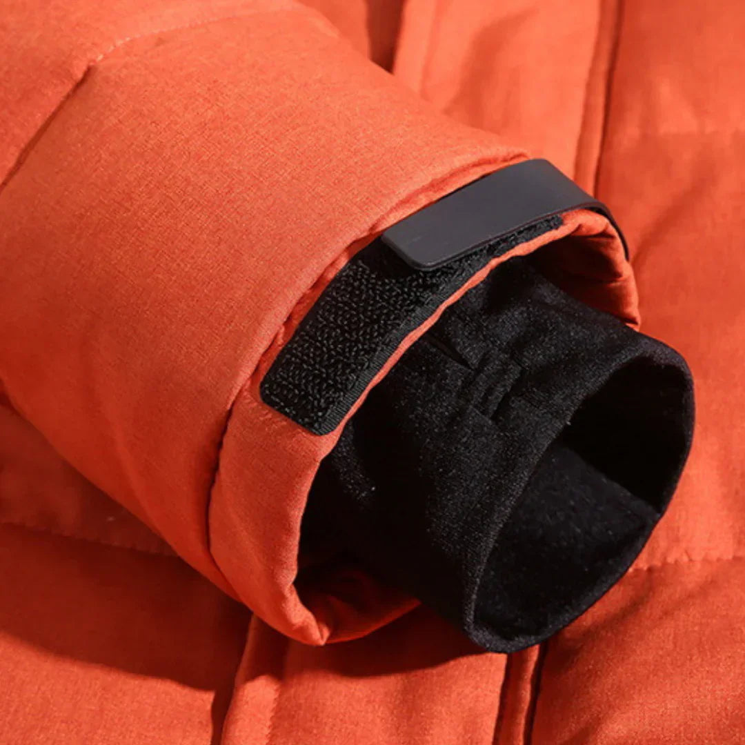 Men’s Long Coat | Water-Resistant and Wind-Resistant Design