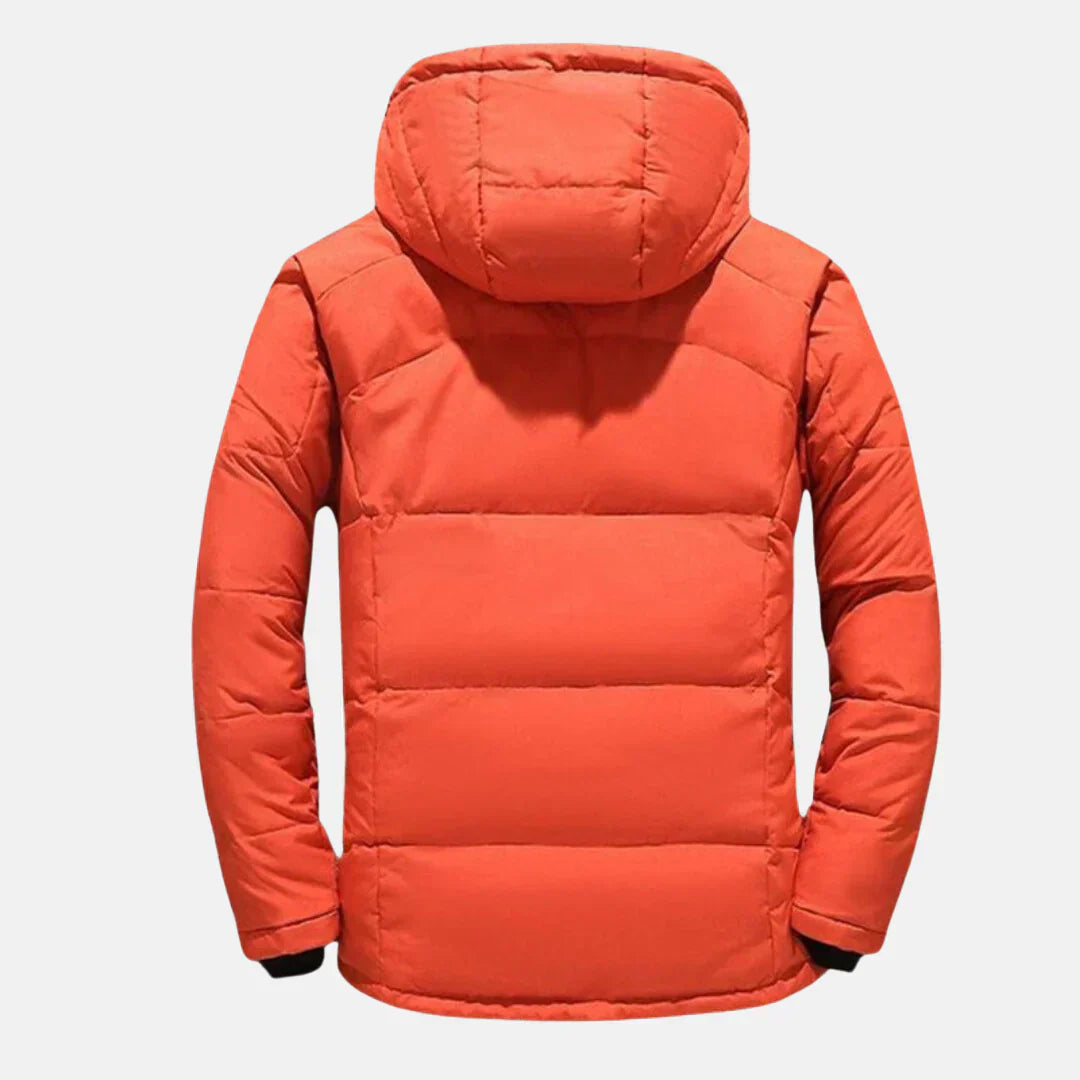 Men’s Long Coat | Water-Resistant and Wind-Resistant Design