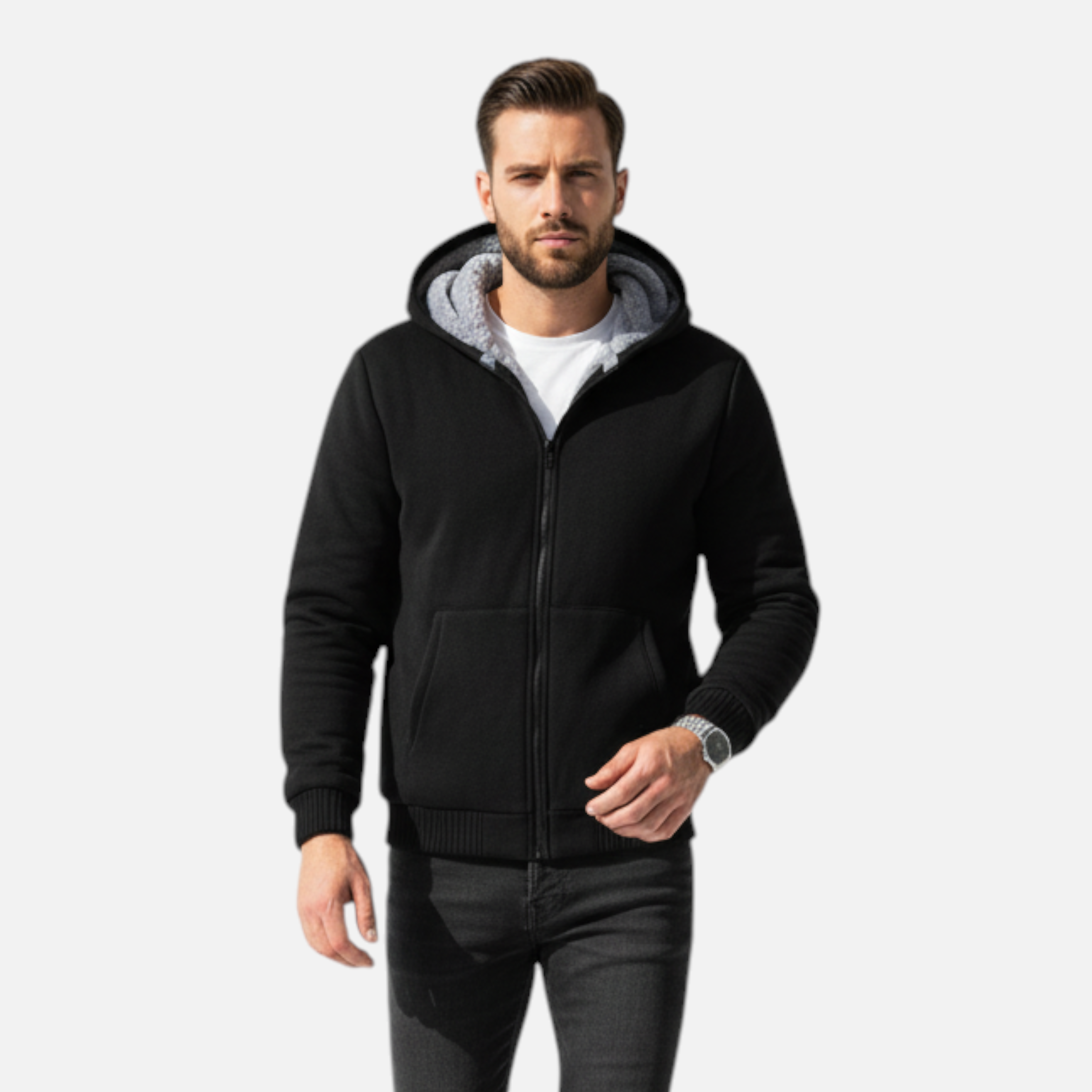 Men’s Hoodie | Relaxed Fit with Structured Design