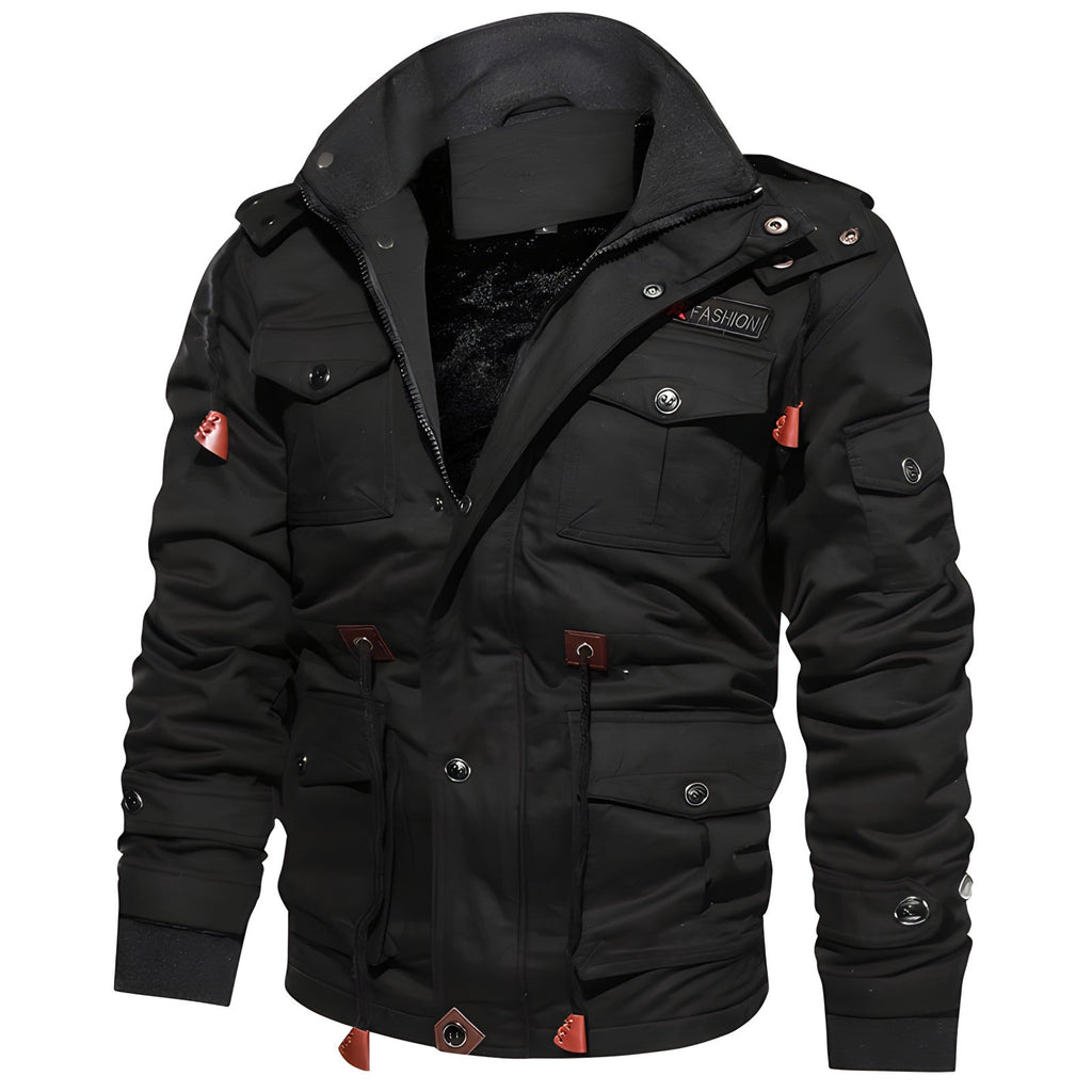 Men’s Outdoor Jacket | Tactical Design with Multiple Pockets