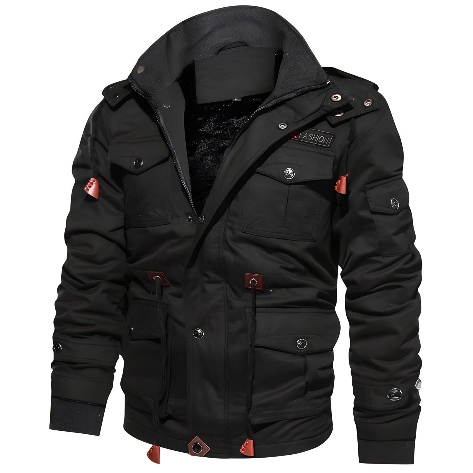 Men’s Outdoor Jacket | Tactical Design with Multiple Pockets