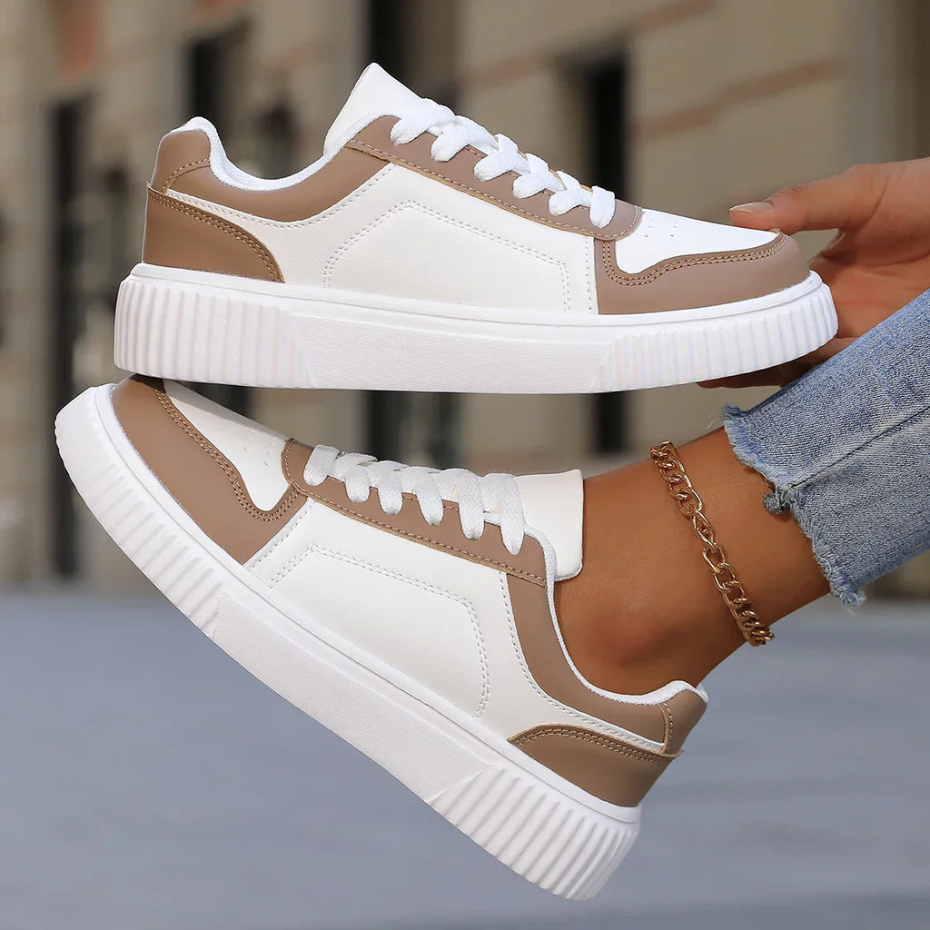 Women’s Cushioned Casual Sneakers | Lightweight Comfort with Everyday Grip