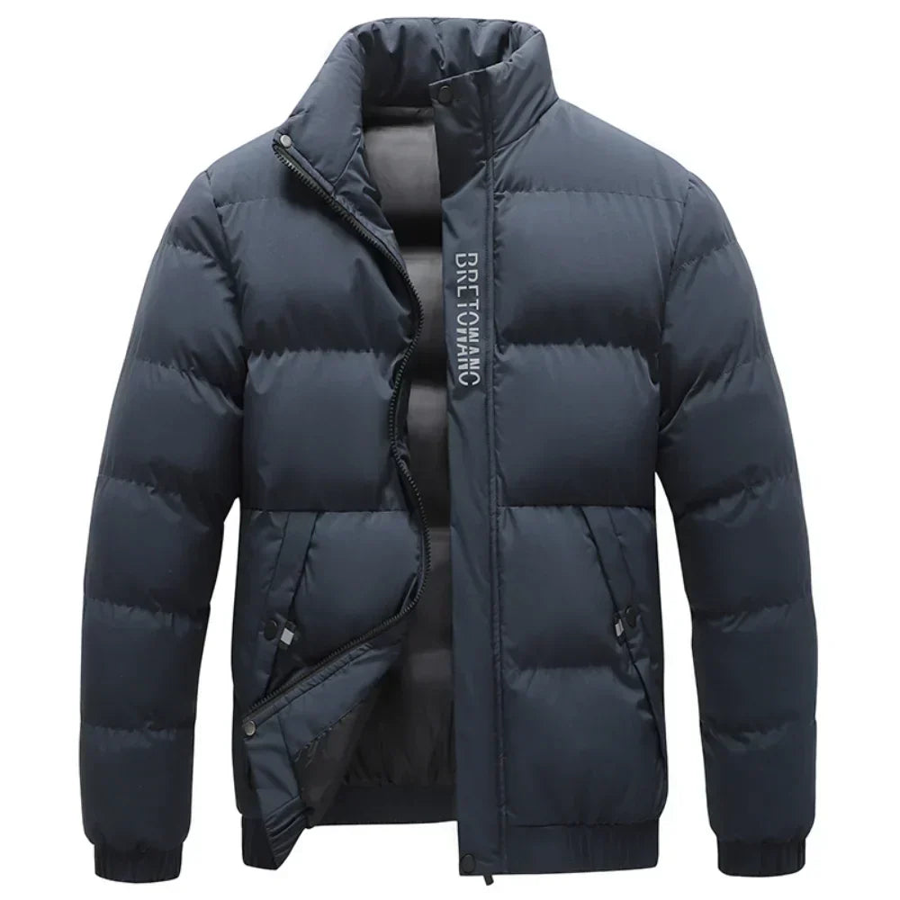 Men’s Winter Jacket with Collar | Weather-Resistant Design
