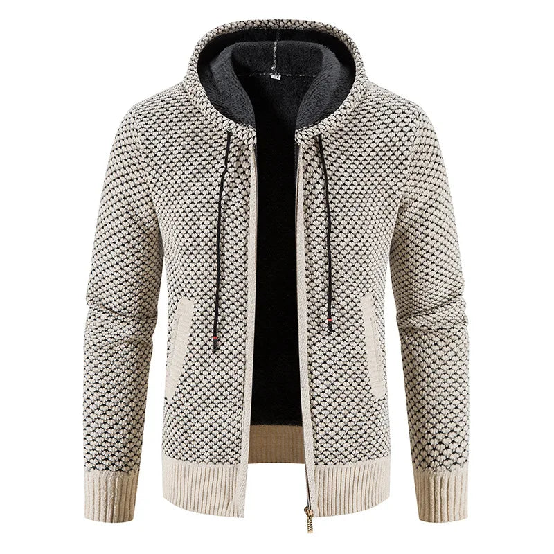 Men’s Zip Cardigan | Refined Design with Clean Silhouette