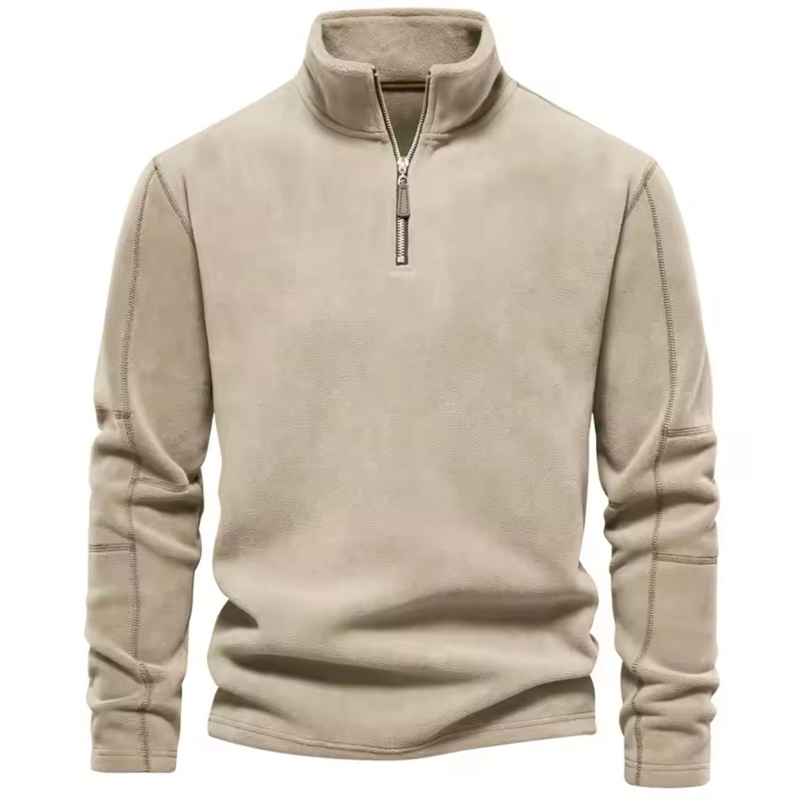 Men’s Stand-Collar Sweater | Clean Design with Modern Fit