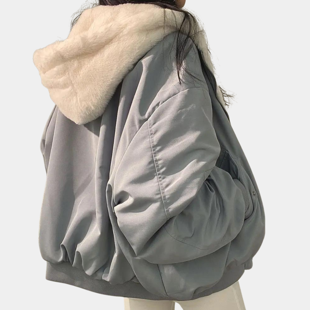 Women’s Winter Jacket | Short Hooded Design