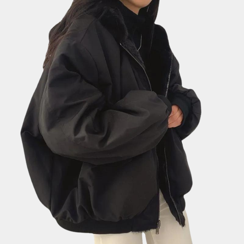 Women’s Winter Jacket | Short Hooded Design