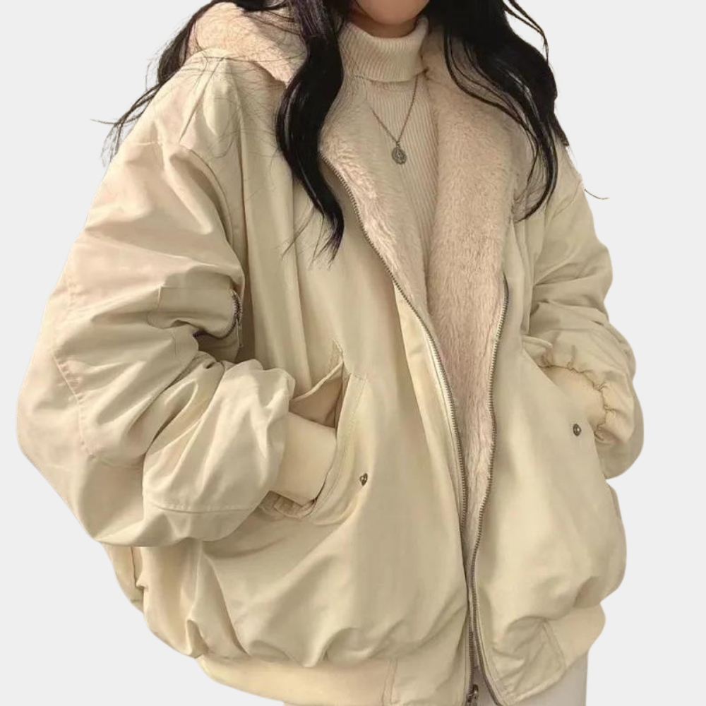 Women’s Winter Jacket | Short Hooded Design