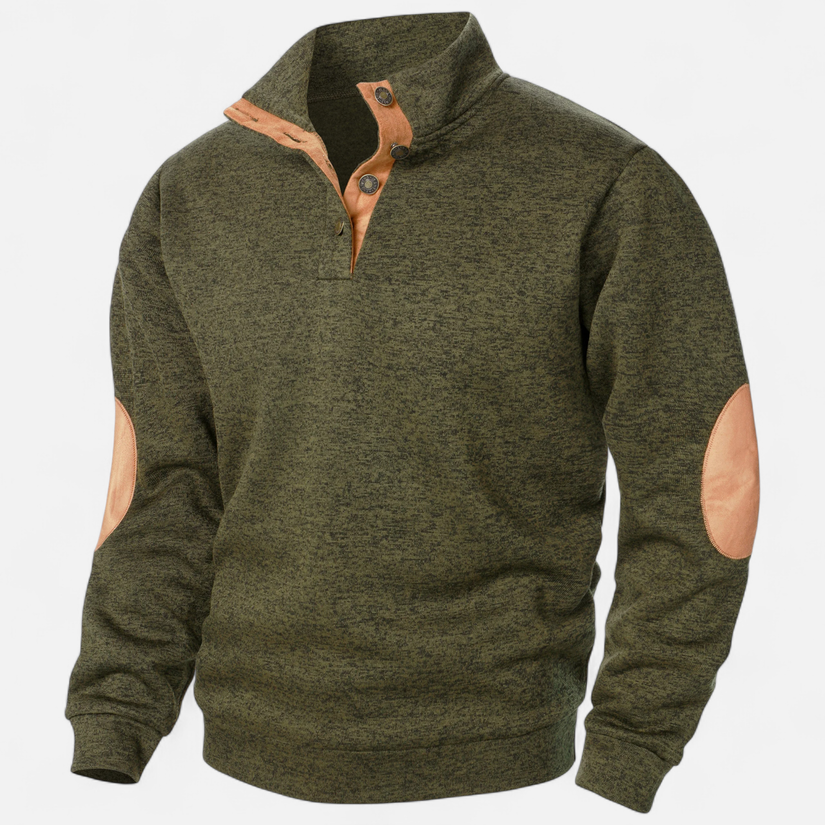 Men’s Stand Collar Knitted Sweater | Refined Warmth for Cooler Seasons
