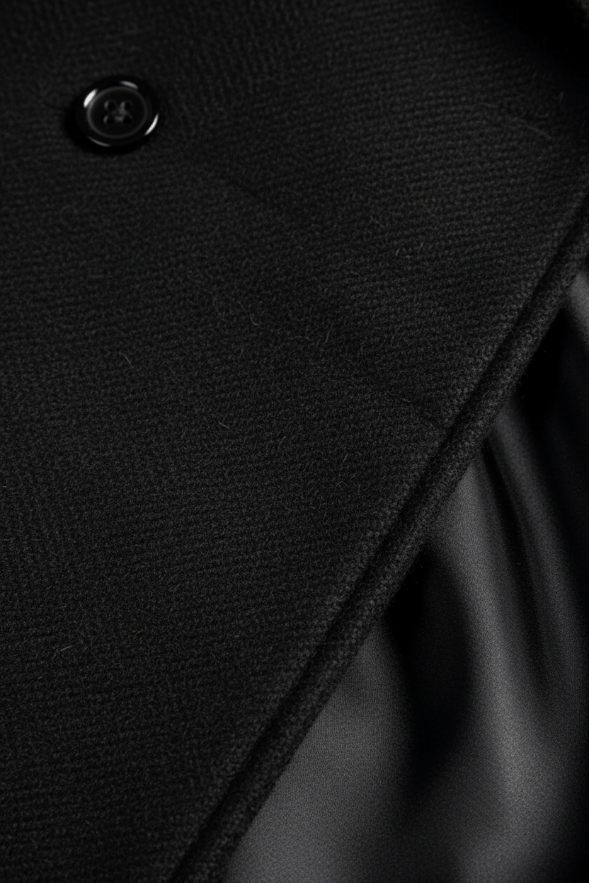 Men’s Double-Breasted Formal Coat | Classic Tailored Style