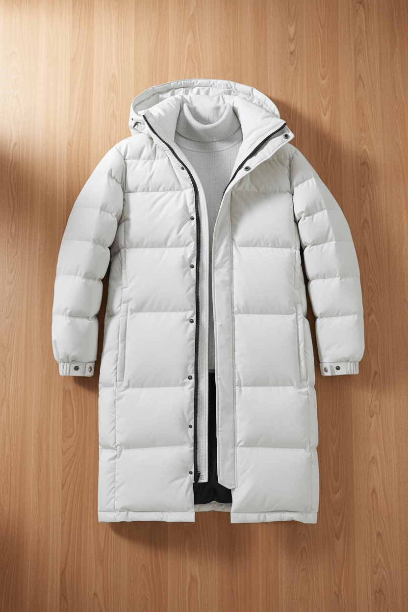 Men’s Hooded Trench Coat | Insulated Design for Winter Wear