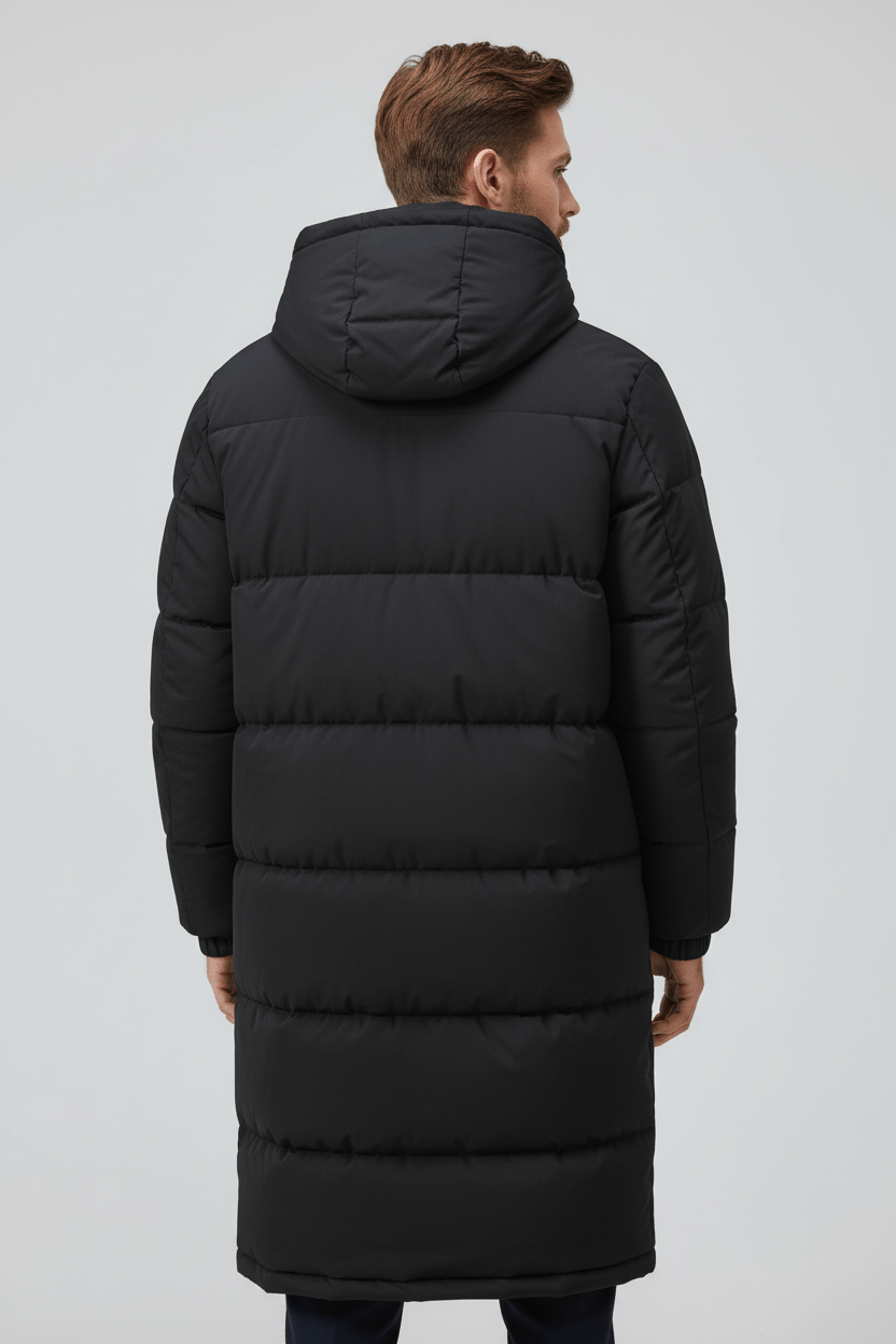 Men’s Hooded Trench Coat | Insulated Design for Winter Wear