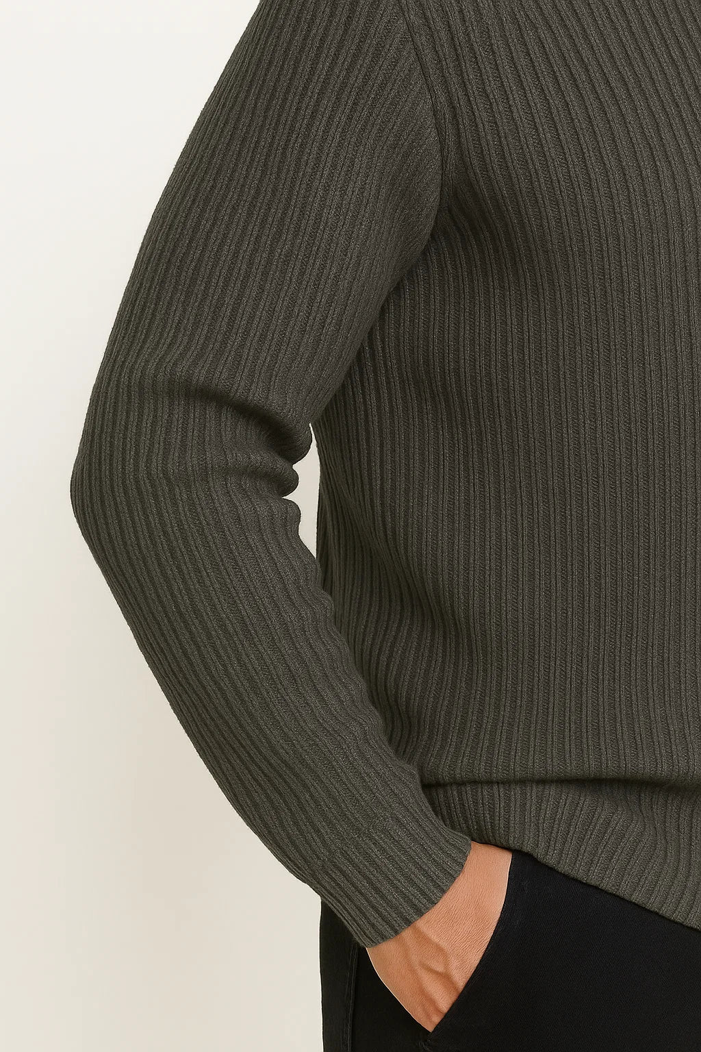 Men’s Half-Zip Sweater | Timeless Design with Clean Finish
