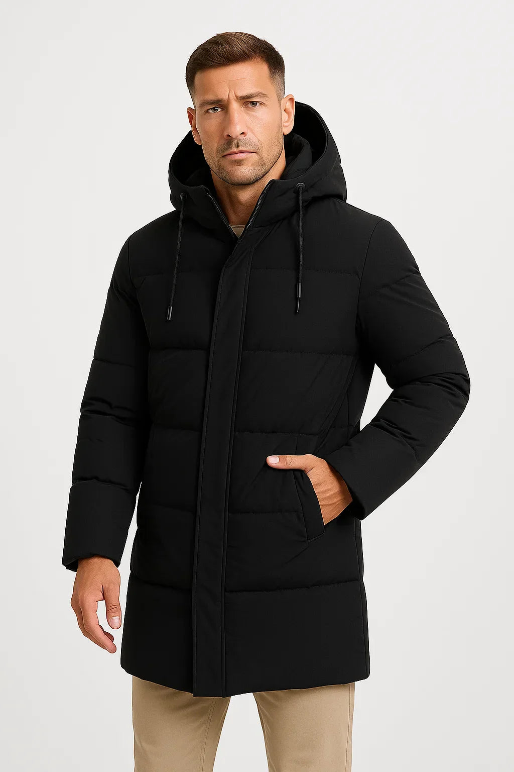 Men’s Puffer Jacket | Water-Resistant Design for Winter