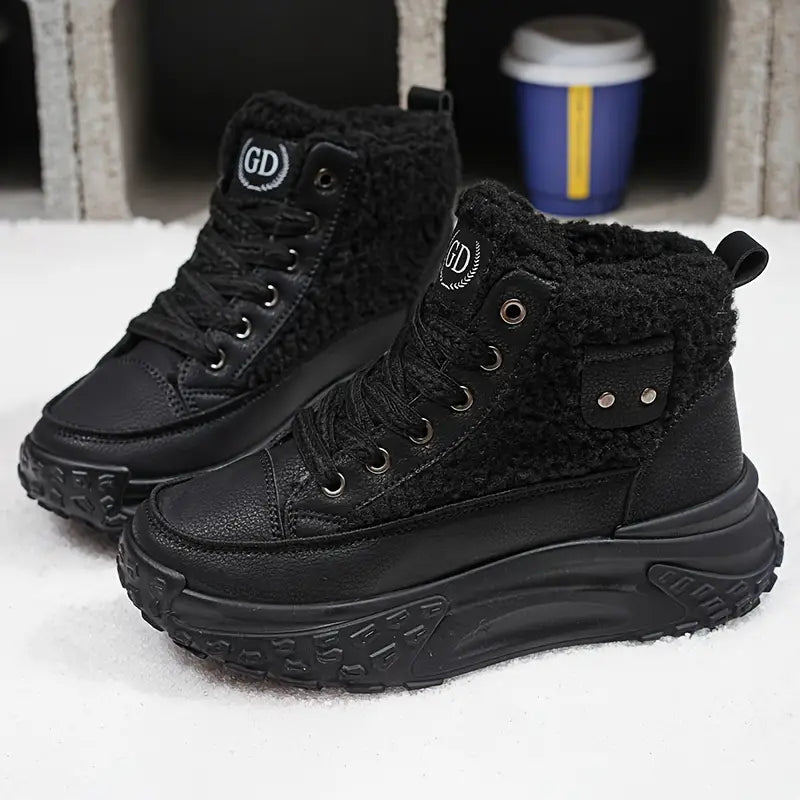 Women’s Ankle Boots | Waterproof Plush Comfort for Cold, Cozy Days