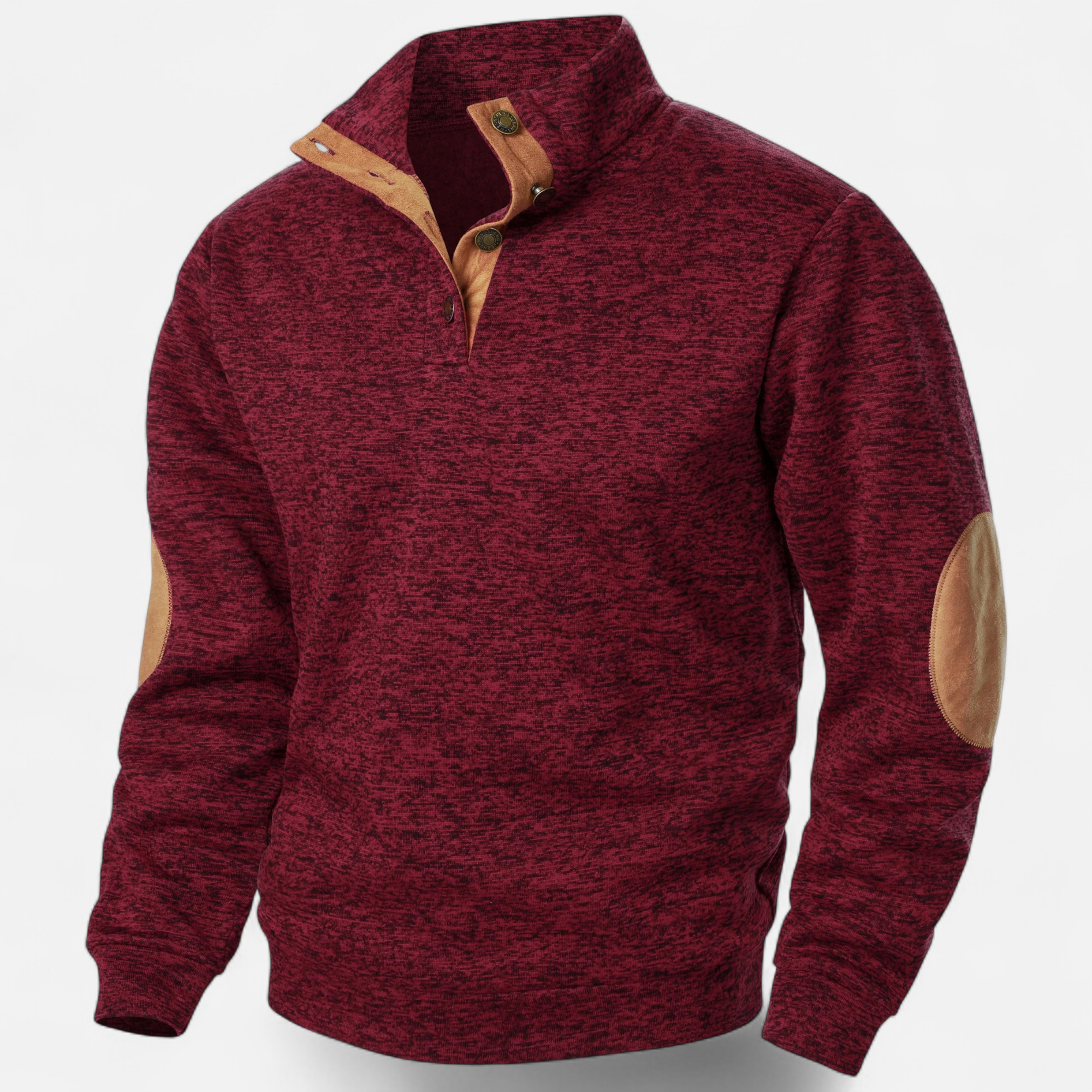 Men’s Stand Collar Knitted Sweater | Refined Warmth for Cooler Seasons