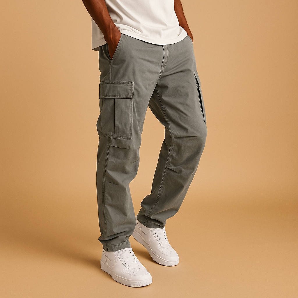 Men’s Cargo Pants | Regular Fit with Functional Pocket Design