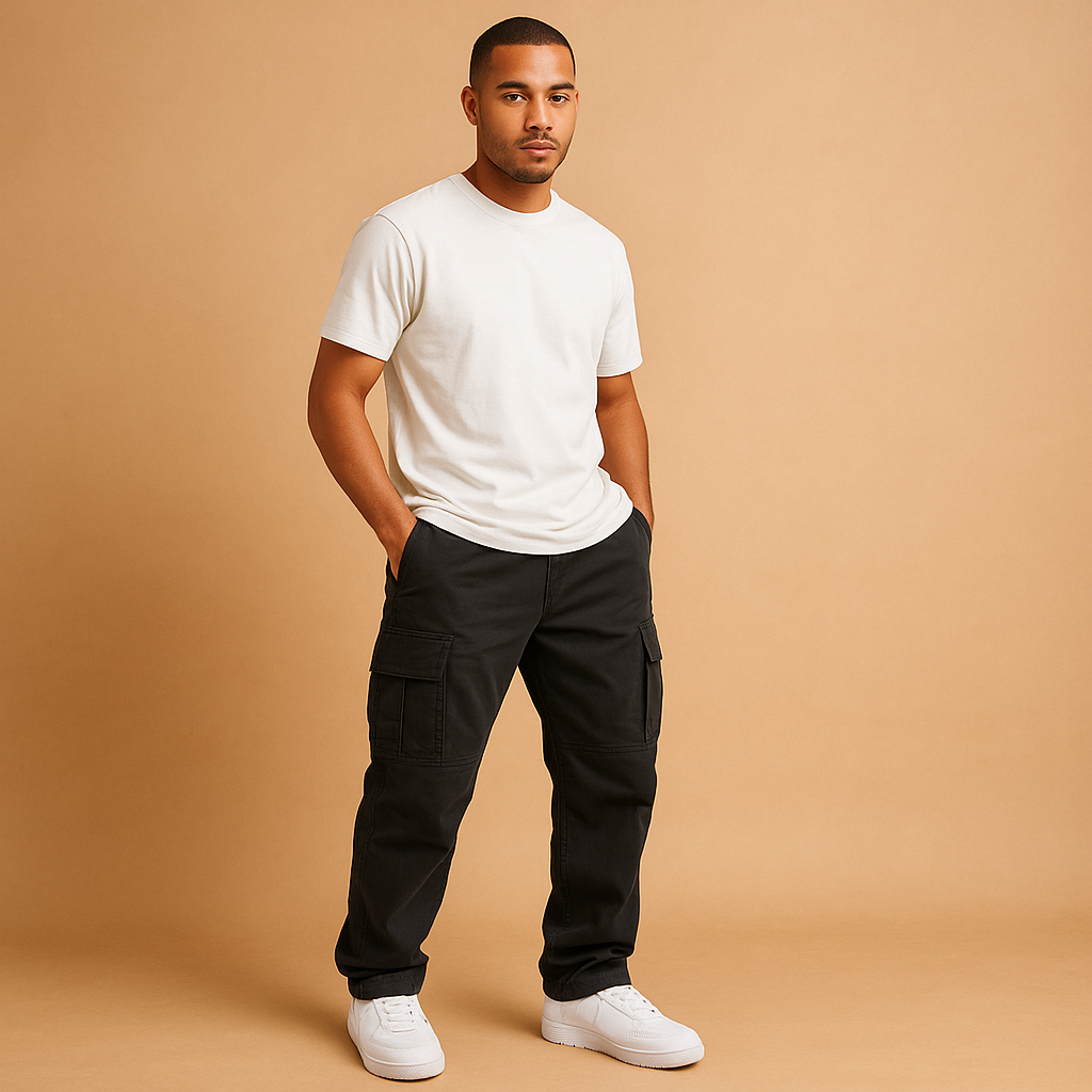 Men’s Cargo Pants | Regular Fit with Functional Pocket Design