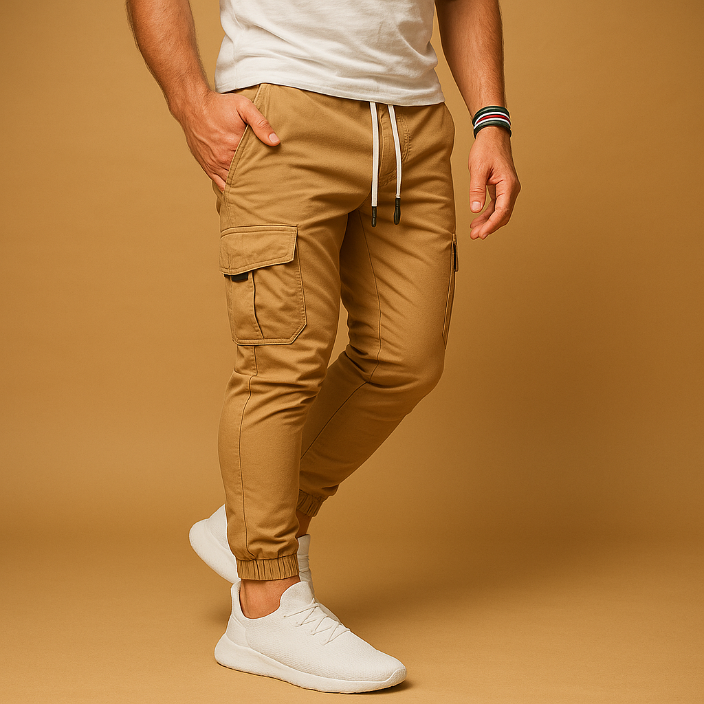 Men’s Cargo Pants | Straight-Leg Fit with Functional Pocket Design