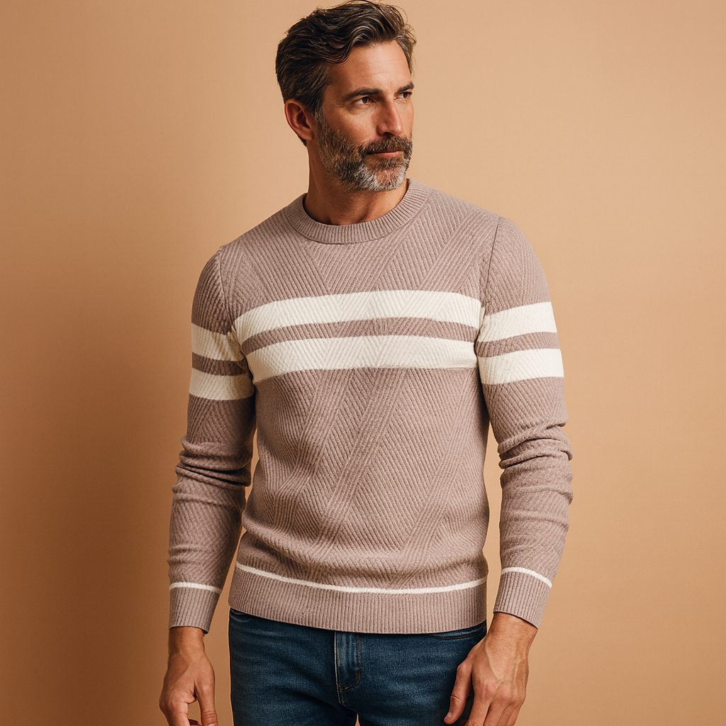 Men’s Crew-Neck Sweater | Classic Fit with Clean Everyday Style