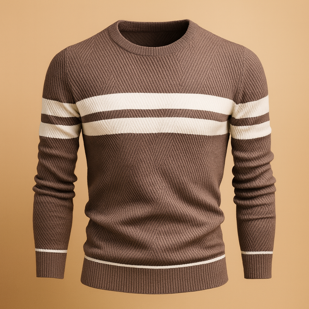 Men’s Crew-Neck Sweater | Classic Fit with Clean Everyday Style