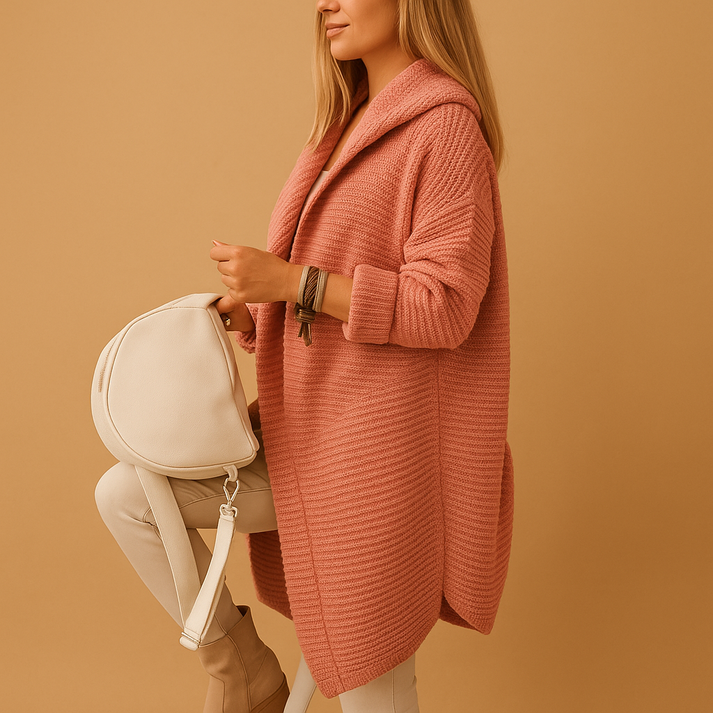 Women’s Open-Front Cardigan | Relaxed Fit with Timeless Design