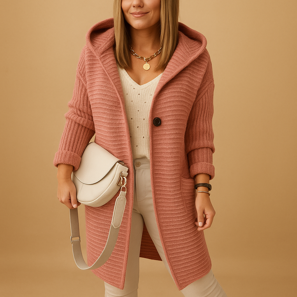 Women’s Open-Front Cardigan | Relaxed Fit with Timeless Design