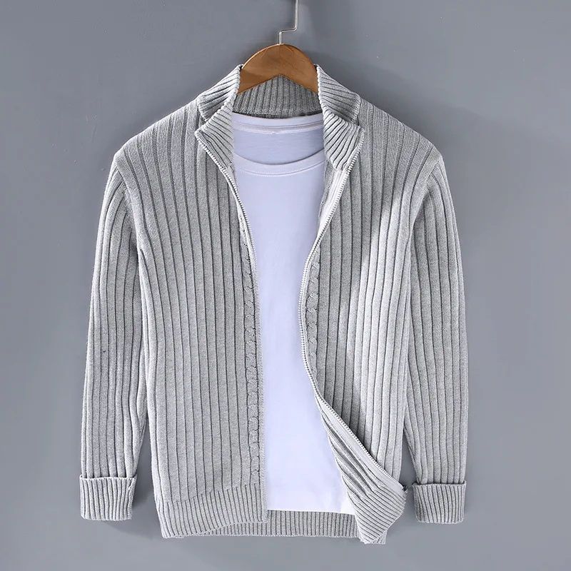 Men’s Zip Cardigan | Modern Design with Refined Fit