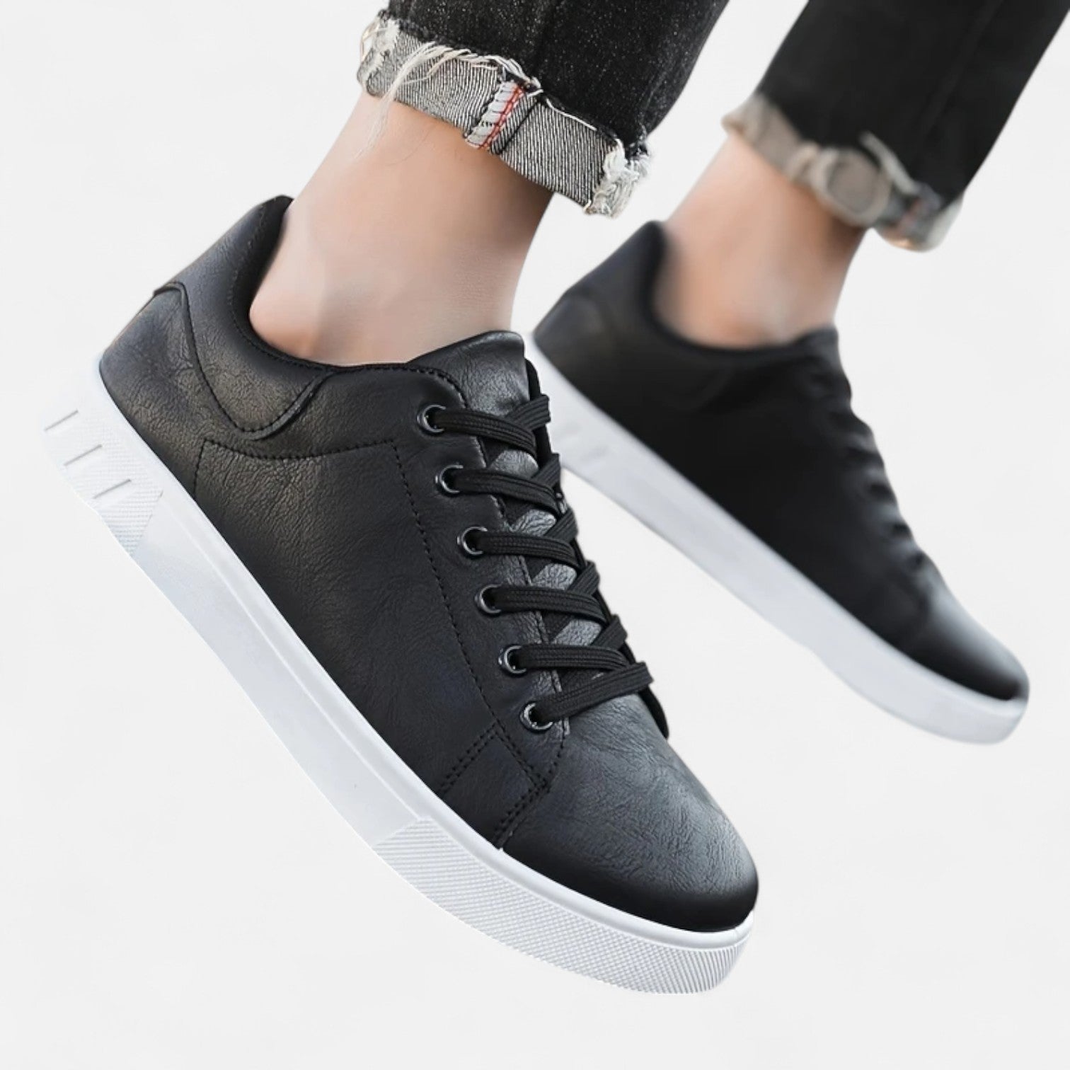 Men’s Business Casual Lace-Up Sneakers | Refined Everyday Style