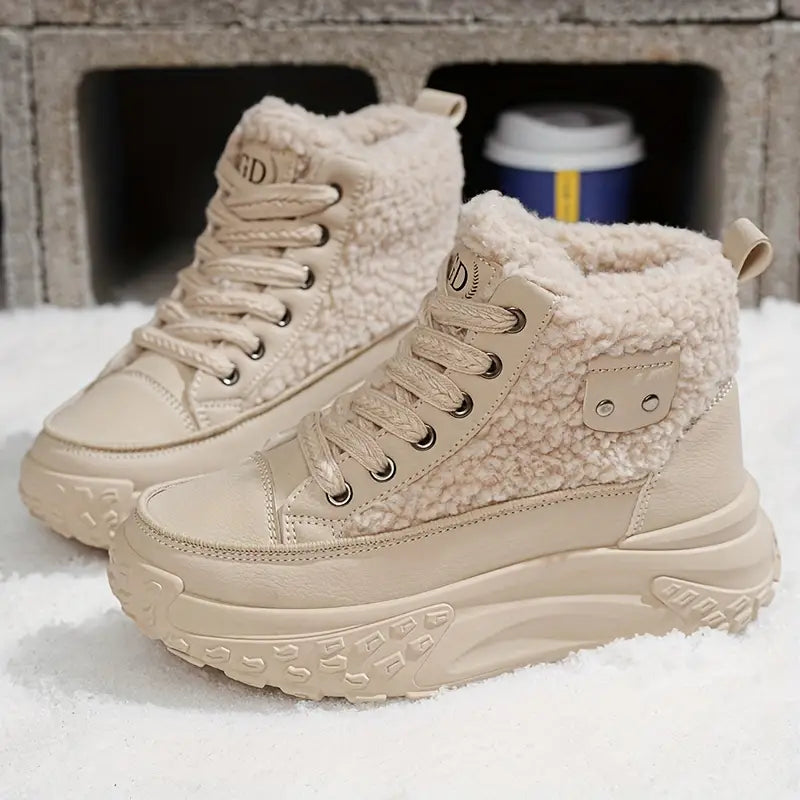 Women’s Ankle Boots | Waterproof Plush Comfort for Cold, Cozy Days