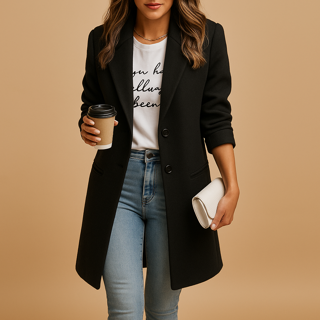 Women’s Longline Coat | Tailored Full-Length Design