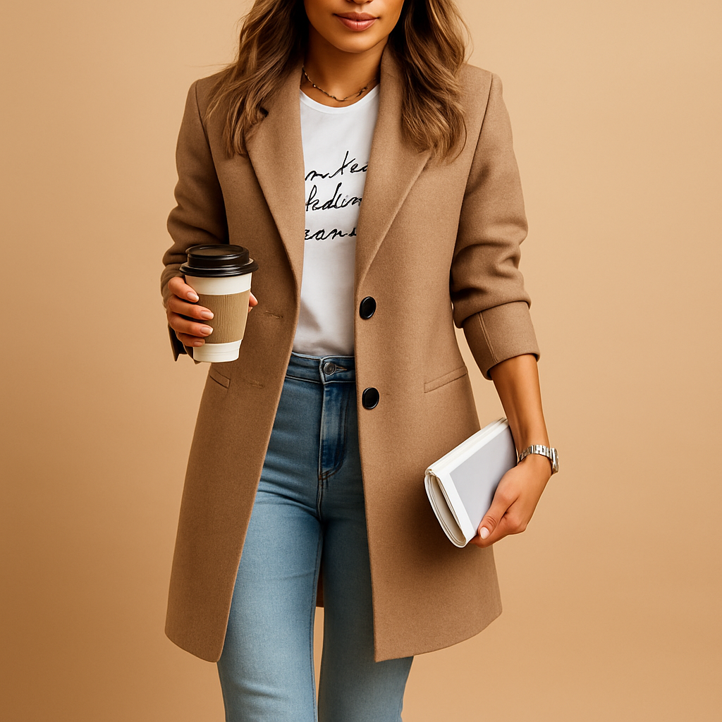 Women’s Longline Coat | Tailored Full-Length Design